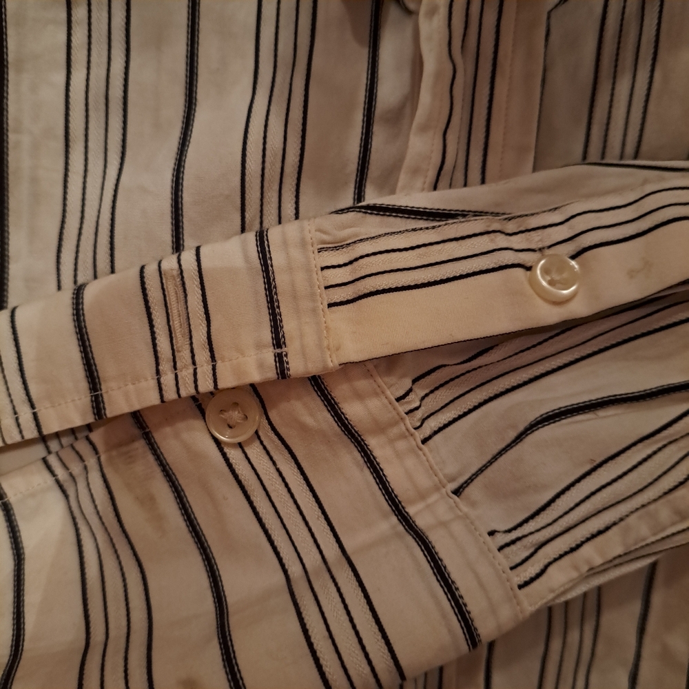 Ralph Lauren Sport Tuxedo Ruffle Blouse - Picture 6 of 8
